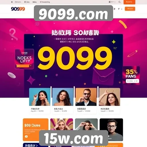 Tendências de design e usabilidade no site 9099.com