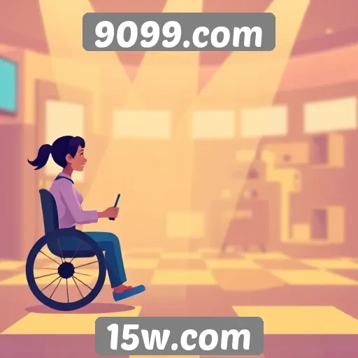 Acessibilidade e interface do usuário no 9099.com